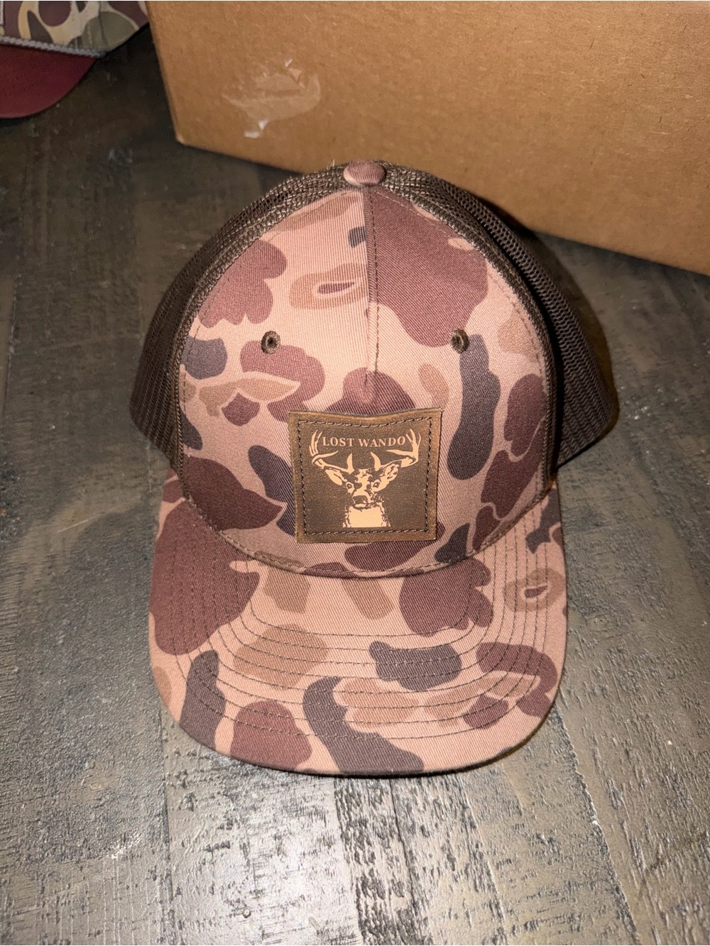 Lost Wando Camouflage Trucker Hat - Brown Camo